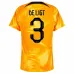 La maglia di casa dei Paesi Bassi per la Coppa del mondo di calcio 2022 di De Ligt - arancione
