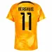 Maglia di casa dei Paesi Bassi per la Coppa del mondo di calcio 2022 di Berghuis - arancione