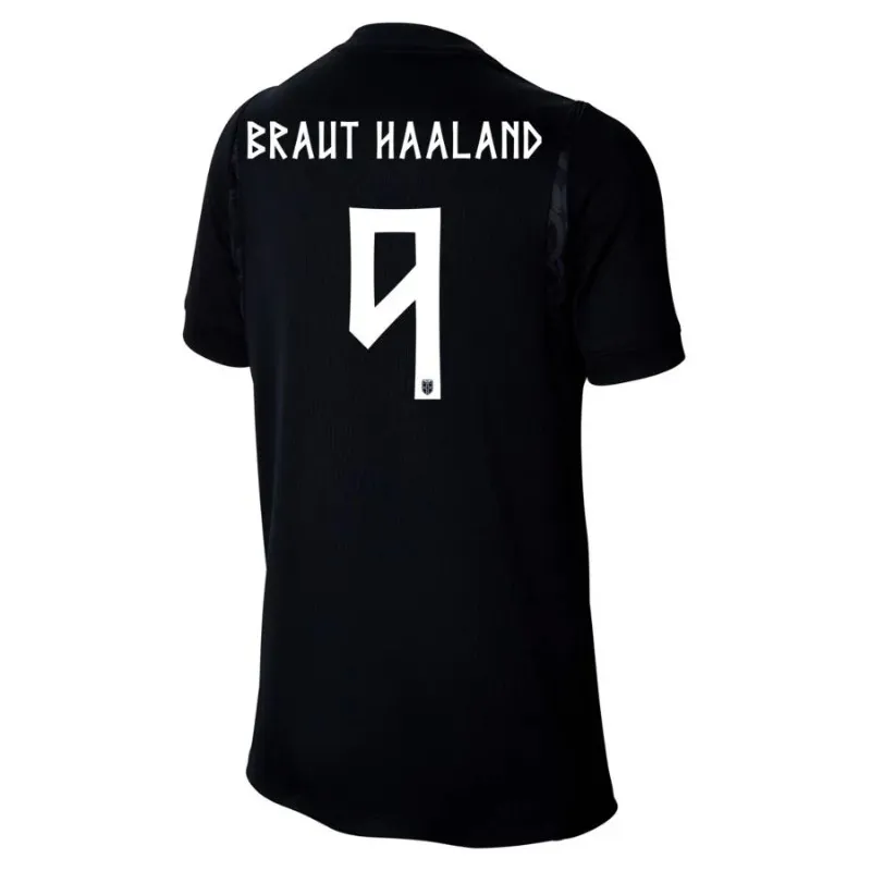Norway HAALAND 2026/27 kids away jersey black