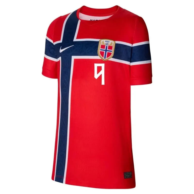 Norwegen HAALAND 2026/27 Kinder Heimtrikot rot