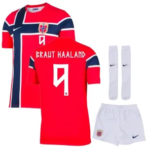 Norway 2026/27 World Cup Home Kids Kit HAALAND