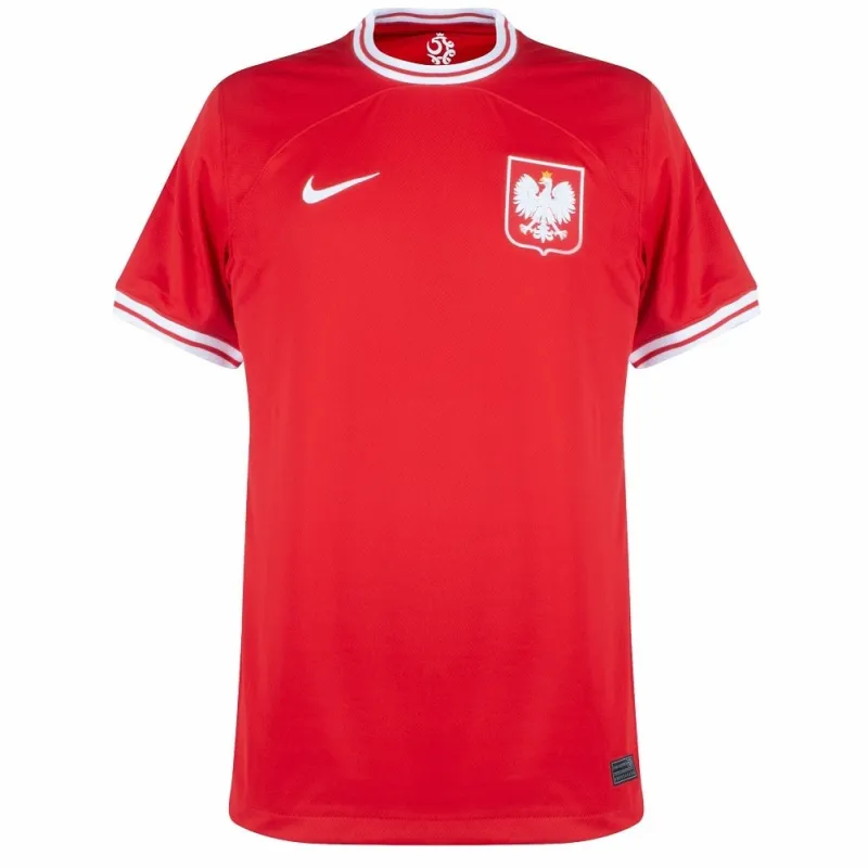 Poland's away jersey for the 2022 World Cup - Red