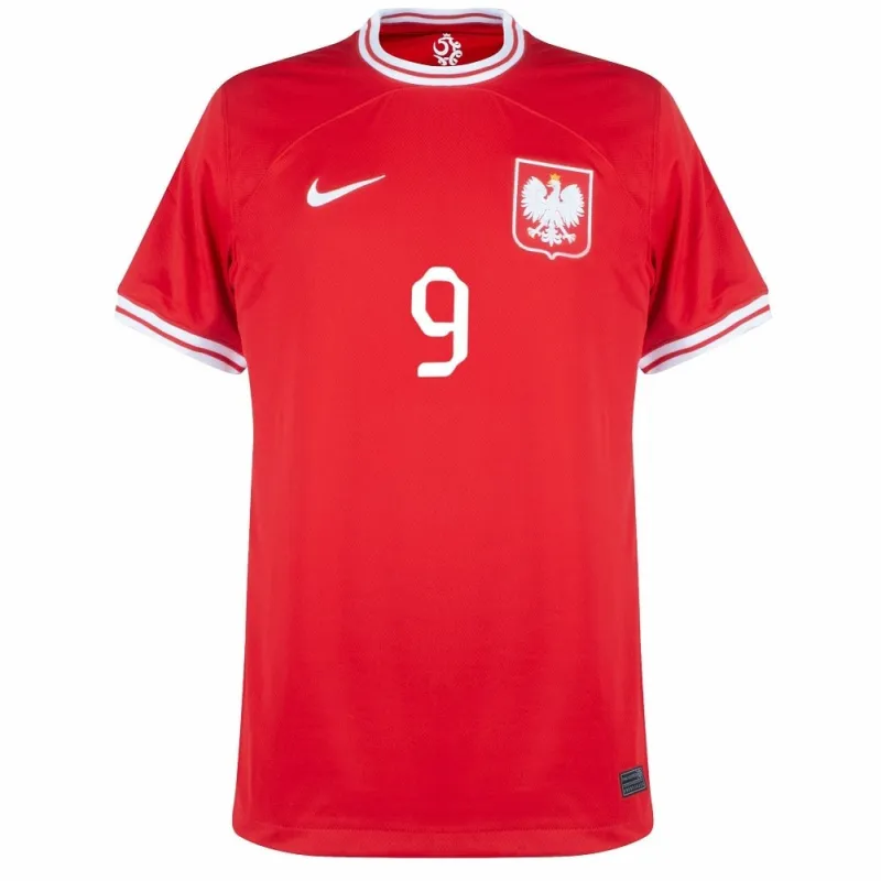 Lewandowski, la maglia fuori casa della Polonia per la Coppa del mondo 2022 - Rossa
