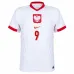 Polonia LEWANDOWSKI 2024/25 Camiseta local - Blanca