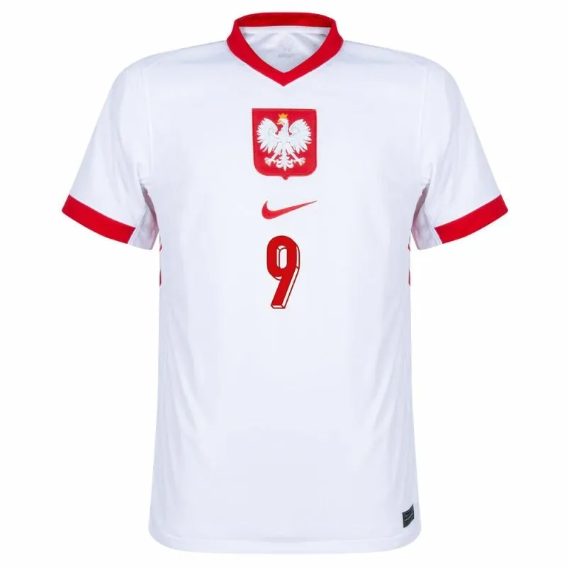 Polonia LEWANDOWSKI 2024/25 Camiseta local - Blanca
