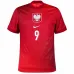 Polonia LEWANDOWSKI 2024/25 Camiseta visitante - Roja