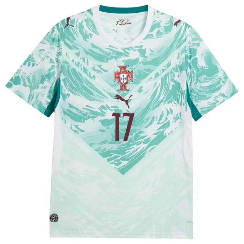 Portugal RAFA LEAO 2026/27 Away Kids Kit Green