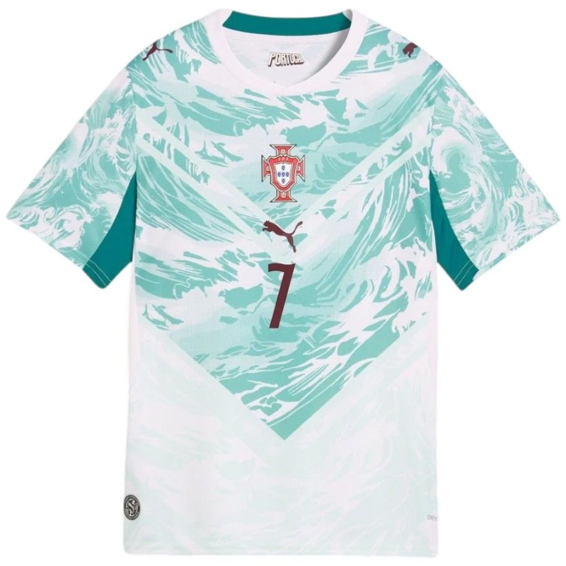 Portugal RONALDO 2026/27 Kids Away Jersey Green
