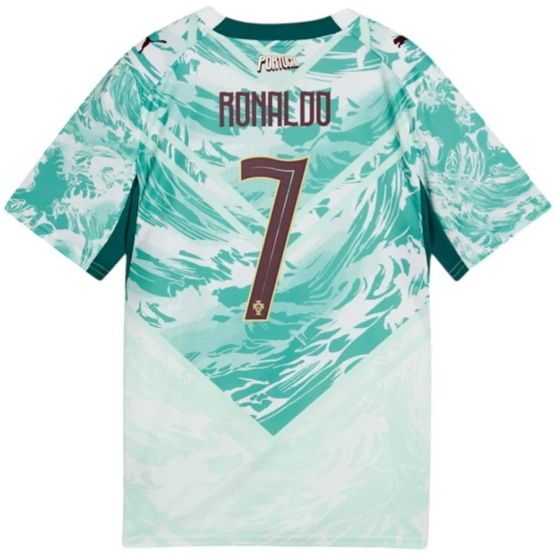 Portugal RONALDO 2026/27 Kids Away Jersey Green