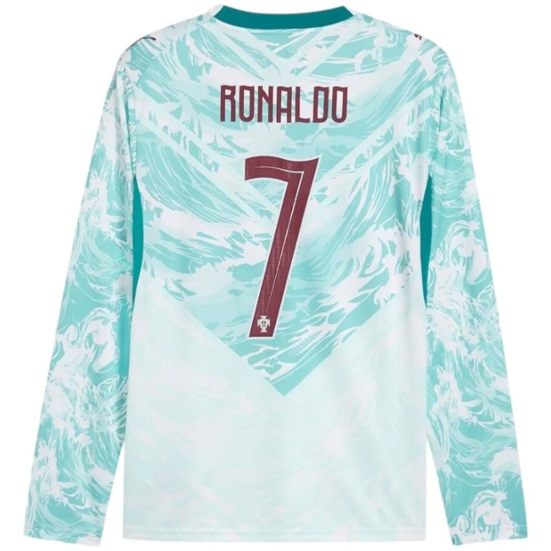 Portugal RONALDO 2026/27 Away Long Sleeve Jersey Green