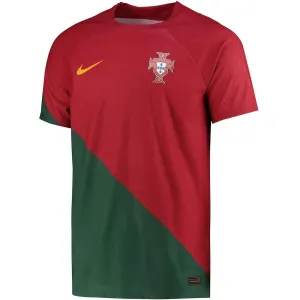 Portugal's 2022 FIFA World Cup Home Player Version Jersey - Red and Green