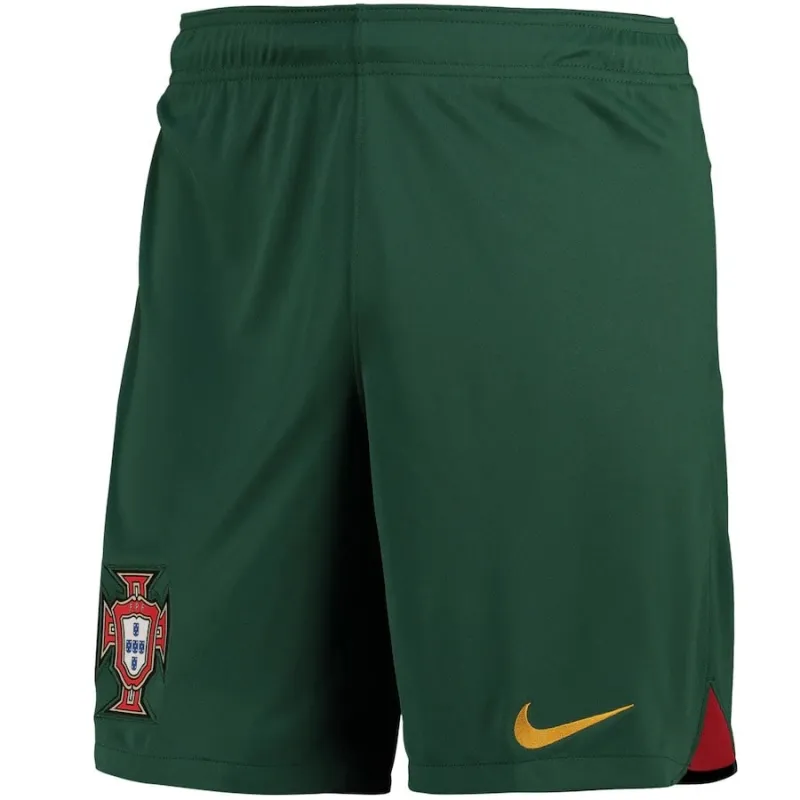 Set di maglie per bambini di casa della Coppa del mondo 2022 del Portogallo di Ronaldo - Rosso e Verde