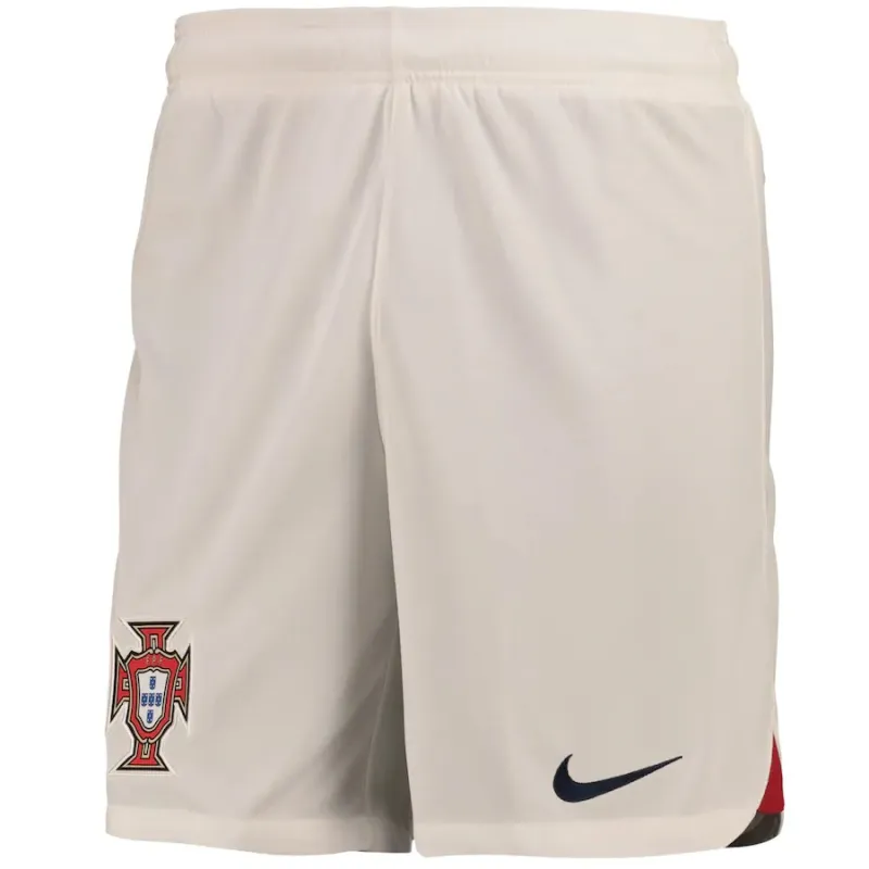 Set di maglie per bambini di trasferta della Coppa del mondo 2022 del Portogallo di Ronaldo - Bianco