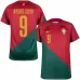 Le maillot principal de la Coupe du monde FIFA 2022 du Portugal d'André Silva - Rouge et Vert