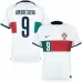 La camiseta de partido fuera de la Copa del Mundo FIFA 2022 de Portugal de André Silva - Blanca