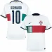 La camiseta de partido fuera de la Copa del Mundo FIFA 2022 de Portugal de Bernardo - Blanca