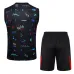 Gilet + shorts del Portogallo 2024/25 - motivo nero