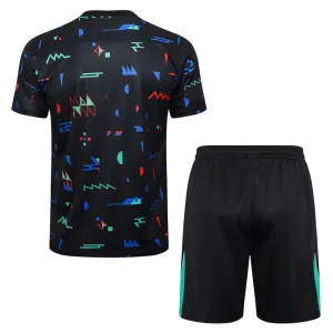 Costume di allenamento + shorts del Portogallo 2024/25 - motivo nero