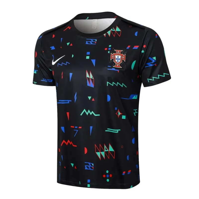Portugal's 2024/25 training suit + shorts - black pattern