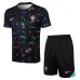 Portugal's 2024/25 training suit + shorts - black pattern