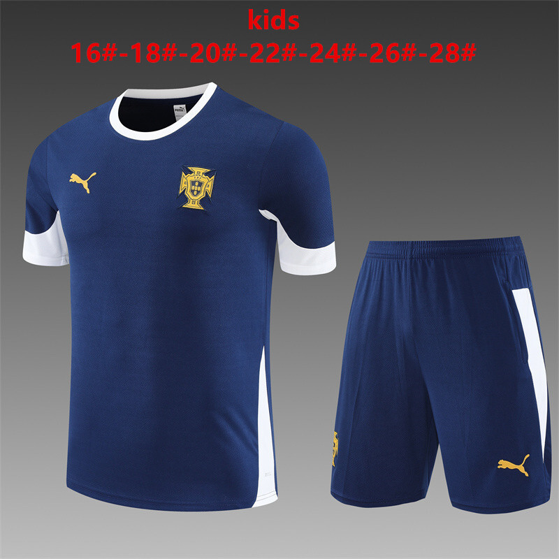 Portugal 2025/26 Set Allenamento Bambino blu