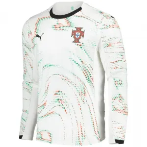 Maglia a maniche lunghe away Portogallo 2025/26 - Bianco