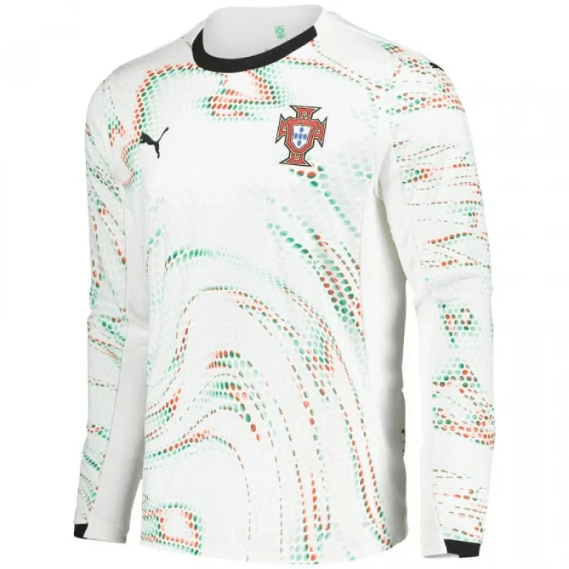 Maglia a maniche lunghe away Portogallo 2025/26 - Bianco