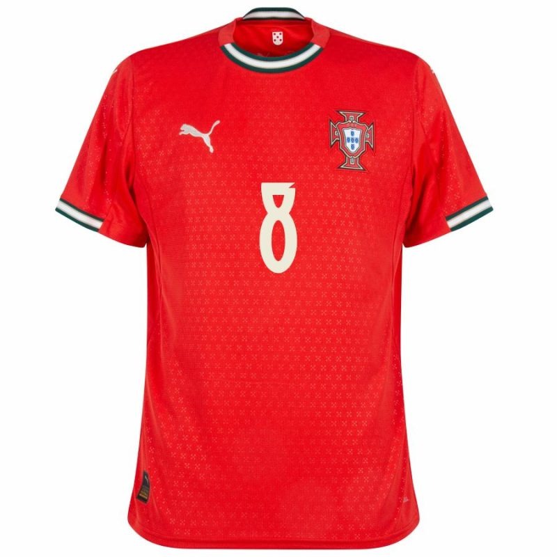 Portogallo B. FERNANDES 2025/26 Maglia Casalinga - Rossa