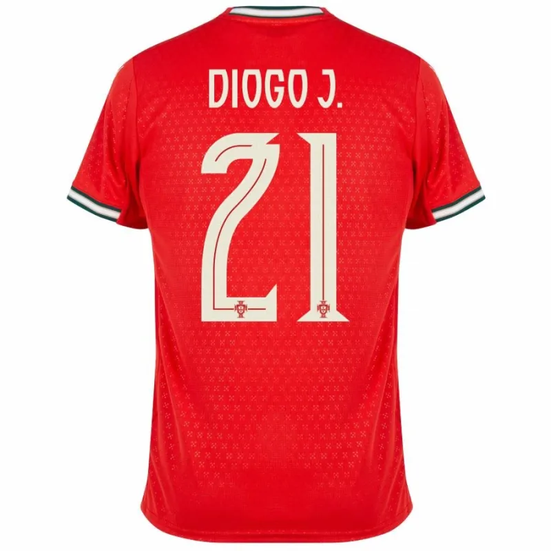 Portugal DIOGO J 2025/26 Home Kit - Red