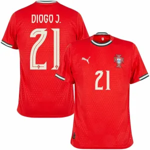 Portogallo DIOGO J 2025/26 Maglia Casalinga - Rossa