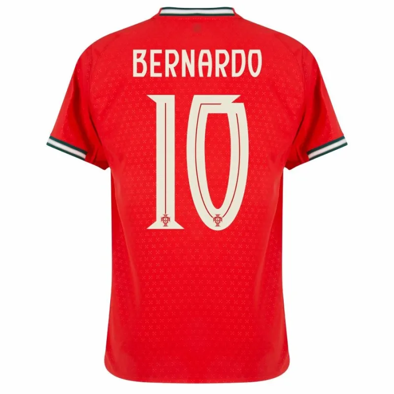 Portugal BERNARDO 2025/26 Home Kit - Red