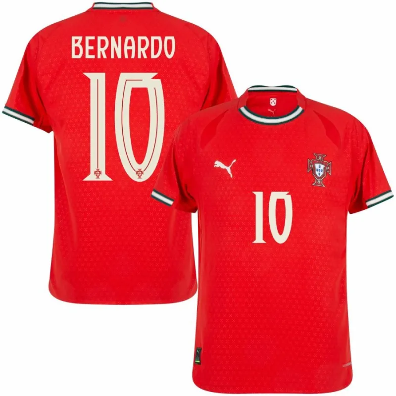 Portugal BERNARDO 2025/26 Home Kit - Red