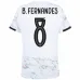Portugal B.FERNANDES 2025/26 Camiseta Visitante - Blanca