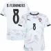 Portugal B.FERNANDES 2025/26 Camiseta Visitante - Blanca