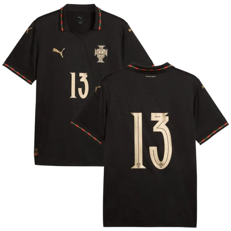 Portugal EUSÉBIO 2025/26 Special Edition Jersey - Black