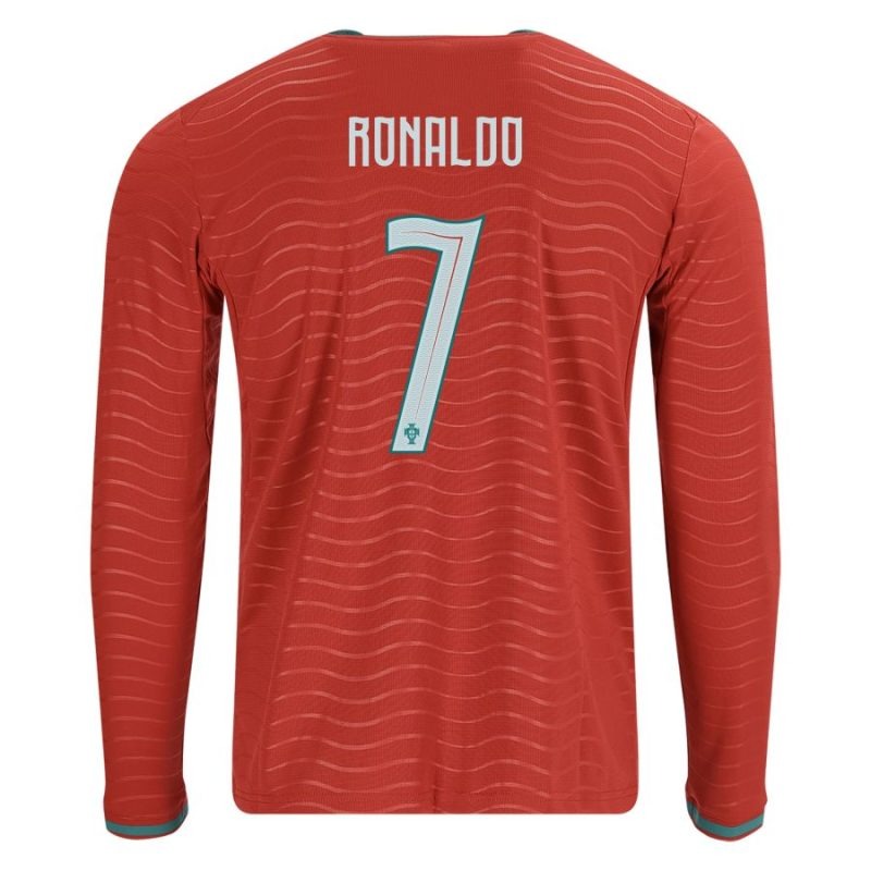 Portogallo RONALDO Maglia Casa a maniche lunghe 2026/27 - Rosso