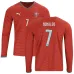 Portogallo RONALDO Maglia Casa a maniche lunghe 2026/27 - Rosso