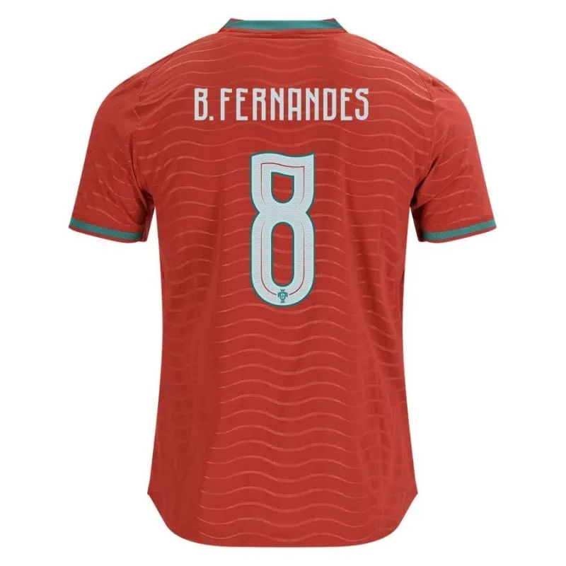Portugal B.FERNANDES 2026/27 Camiseta Local - Roja