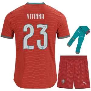 Portugal VITINHA Kids' Kit 2026/27 Home - Red