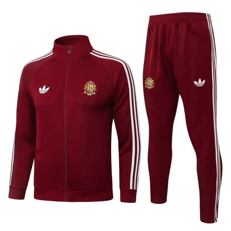 Conjunto Chaqueta Deportiva España 2026/27 Rojo
