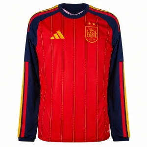 Spanien Heim Langarmtrikot 2026/27 Zwei Sterne