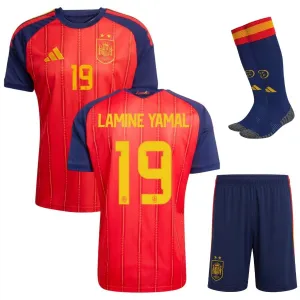 Spanien Heim Kinder Set Trikot 2026/27 YAMAL Zwei Sterne