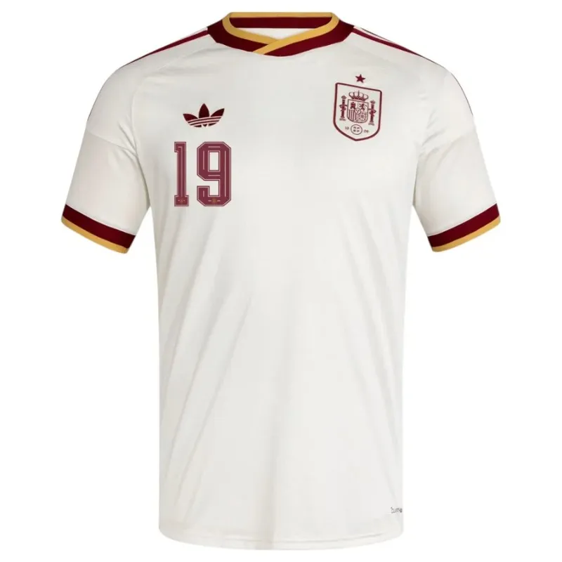Spain LAMINE YAMAL 2026/27 away jersey white