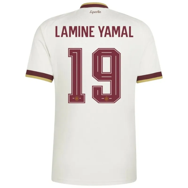 Spain LAMINE YAMAL 2026/27 away jersey white