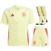 Spain 2024/25 Away Kids' Jersey Set - Yellow