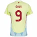 Gavi's Spain 2024/25 Away Kids' Jersey Set - Yellow