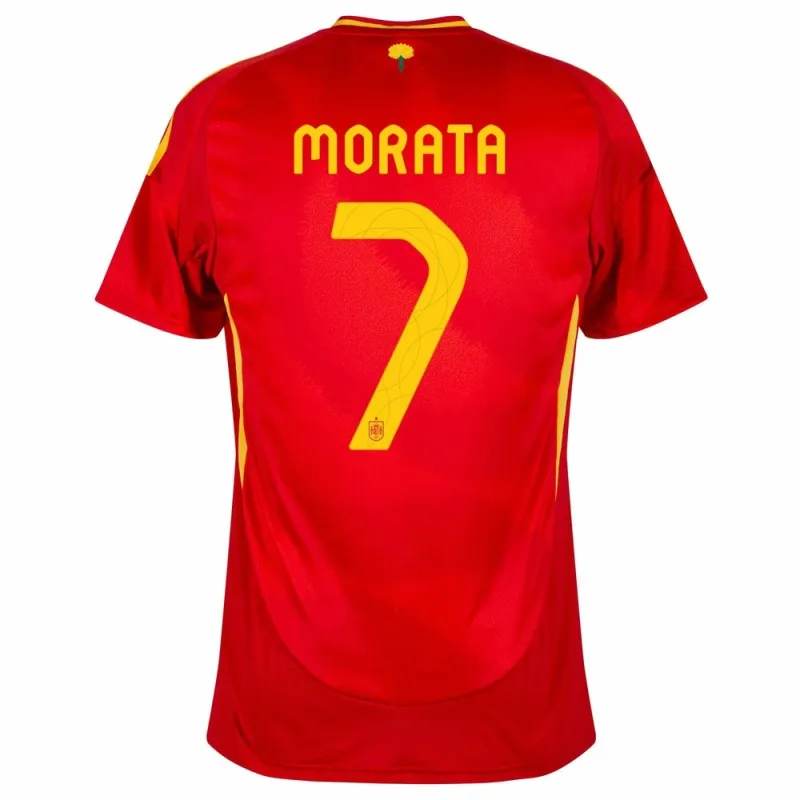 Maillot principal de l'Espagne de Morata 2024/25 - Rouge