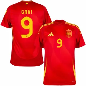 Gavi's Spain 2024/25 Home Jersey - Red