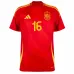RODRI's Spanische 2024/25 Heimtrikot - Rot