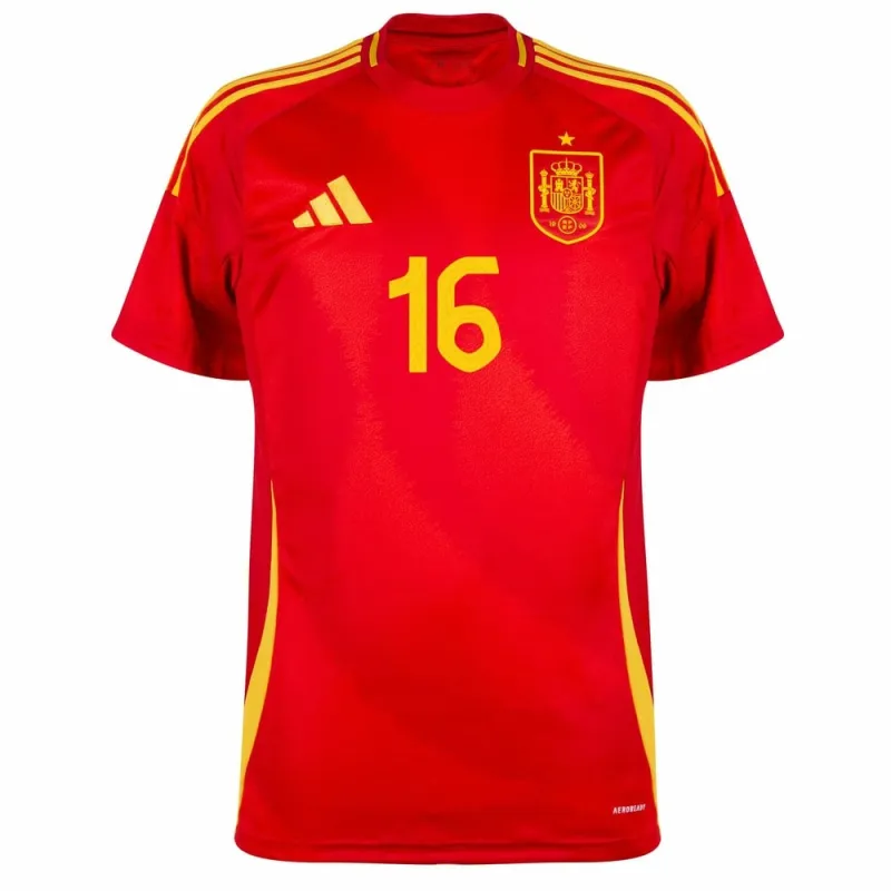 RODRI's Spanische 2024/25 Heimtrikot - Rot